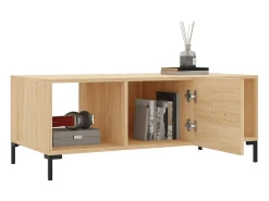 Mesa de centro 102x50x40 derivados de madeira carvalho sonoma PT539421^ Mesa De Centro