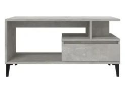 Mesa De Centro|vidaxl Mesa de centro 90x49x45 derivados de madeira cimento Cinzento