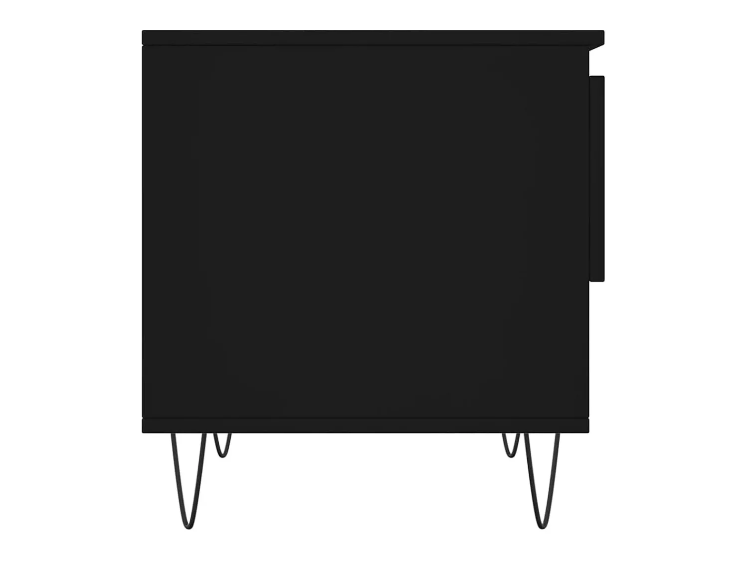 Mesa De Centro|vidaxl Mesa de centro 50x46x50 derivados de madeira Preto