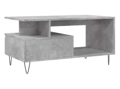 vidaxl Mesa de centro 90x49x45 derivados de madeira cimento^ Mesa De Centro