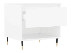 Mesa De Centro*vidaxl Mesa de centro 50x46x50 derivados de madeira Branco
