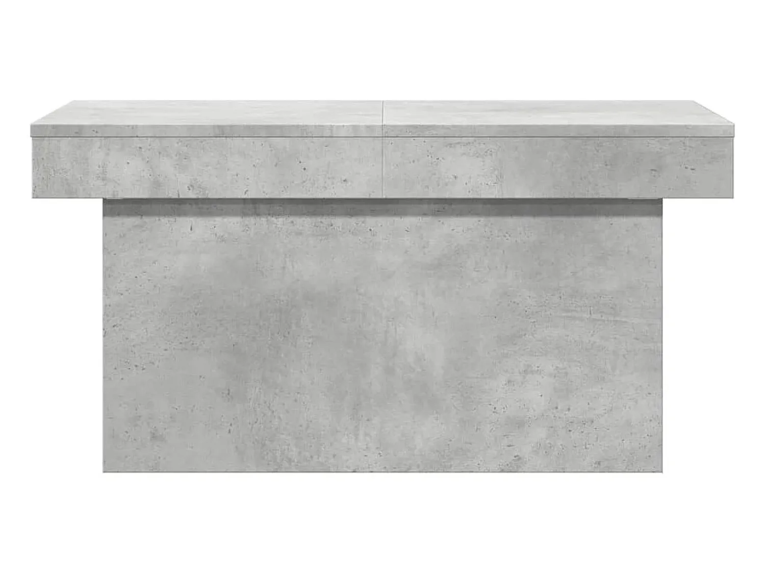 Mesa De Centro* Mesa de centro 100x55x40 derivados de madeira cimento PT148449 Cinzento