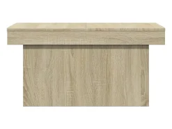 Mesa De Centro| Mesa de centro 100x55x40 derivados de madeira carvalho sonoma PT179199 Castanho