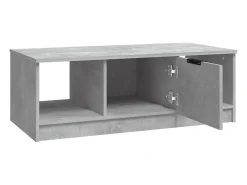 Mesa De Centro|vidaxl Mesa de centro 102x50x36 madeira processada cinza cimento Cinzento