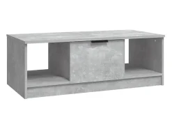 Mesa De Centro|vidaxl Mesa de centro 102x50x36 madeira processada cinza cimento Cinzento