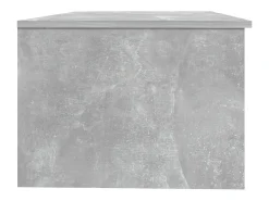 Mesa De Centro|vidaxl Mesa de centro 102x50x36 madeira processada cinza cimento Cinzento