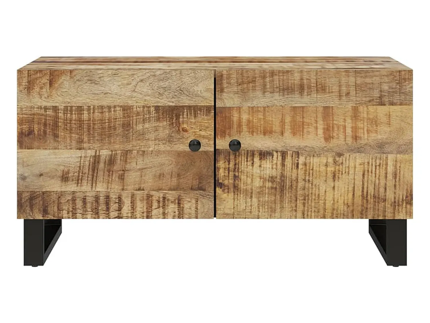 Mesa De Centro|vidaxl Mesa de centro 80x50x40 madeira mangueira maciça/deriv. madeira Natural claro