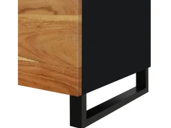 vidaxl Mesa de centro 80x50x40 madeira de acácia maciça/deriv. madeira^ Mesa De Centro