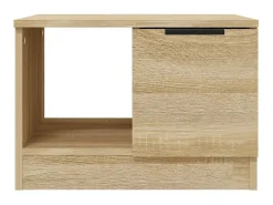Mesa De Centro* Mesa de centro 50x50x36 madeira processada carvalho sonoma PT584547 Castanho