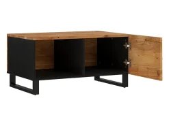 Online vidaxl Mesa de centro 80x50x40 madeira de acácia maciça/deriv. madeira Natural claro