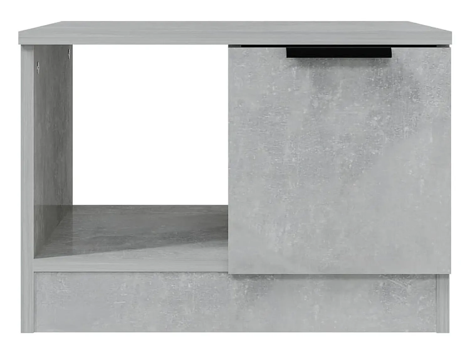 New Mesa de centro 50x50x36 madeira processada cinza cimento PT644348 Cinzento
