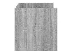 Mesa De Centro| Mesa de centro 100x50x50cm derivados de madeira sonoma PT281935 Cinzento