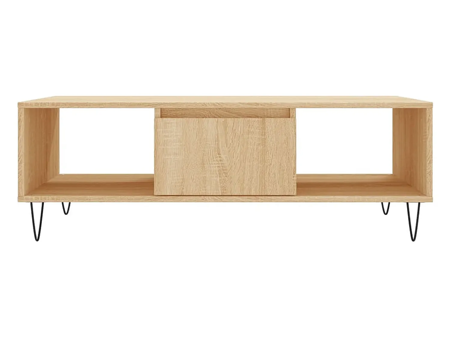 Sale vidaxl Mesa de centro 104x60x35cm derivados de madeira carvalho sonoma Natural claro