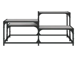 Mesa De Centro|vidaxl Mesa de centro 87,5x87,5x40cm derivados de madeira cinza sonoma Cinzento