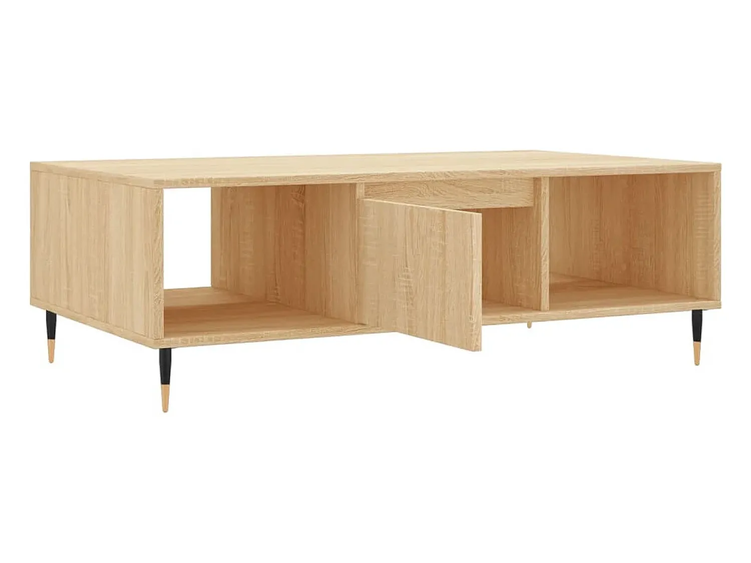 vidaxl Mesa de centro 104x60x35cm derivados de madeira carvalho sonoma^ Mesa De Centro