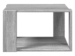 Mesa De Centro|vidaxl Mesa de centro 51,5x51,5x30cm derivados de madeira cinza sonoma Cinzento