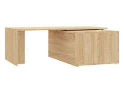 Mesa De Centro*vidaxl Mesa de centro 150x50x35cm derivados de madeira carvalho sonoma Natural claro