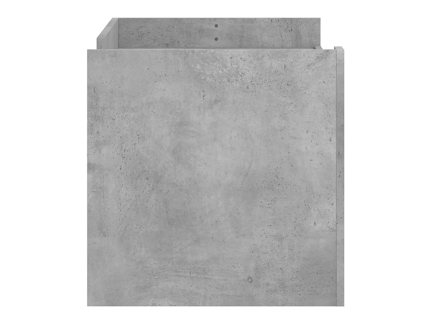 Mesa De Centro| Mesa de centro 100x50x50cm derivados de madeira cinza cimento PT808146 Cinzento