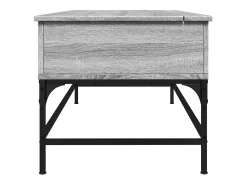 Mesa De Centro|vidaxl Mesa de centro 100x50x45cm derivados madeira/metal cinza sonoma Cinzento