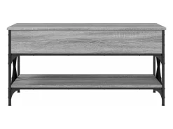 Mesa de centro 100x50x50cm deriv. madeira/metal sonoma PT855695^ Mesa De Centro