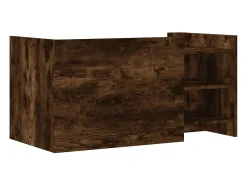 Mesa De Centro|vidaxl Mesa de centro 100x50x50cm derivados de madeira carvalho fumado Natural claro