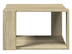 vidaxl Mesa de centro 51,5x51,5x30cm derivados madeira carvalho sonoma^ Mesa De Centro