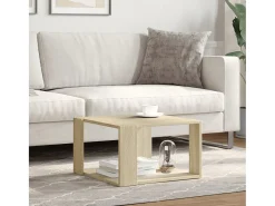 Best Mesa de centro 51,5x51,5x30cm derivados madeira carvalho sonoma PT911951 Natural claro