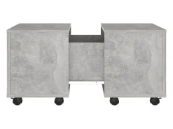 Mesa De Centro|vidaxl Mesa de centro 60x60x38cm derivados de madeira cimento Cinzento