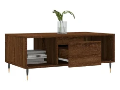 Mesa de centro 90x50x36,5cm derivados madeira carvalho PT841273^ Mesa De Centro