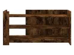 vidaxl Mesa de centro 100x50x50cm derivados de madeira carvalho fumado^ Mesa De Centro