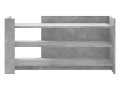 Mesa de centro 100x50x50cm derivados de madeira cinza cimento PT640548^ Mesa De Centro