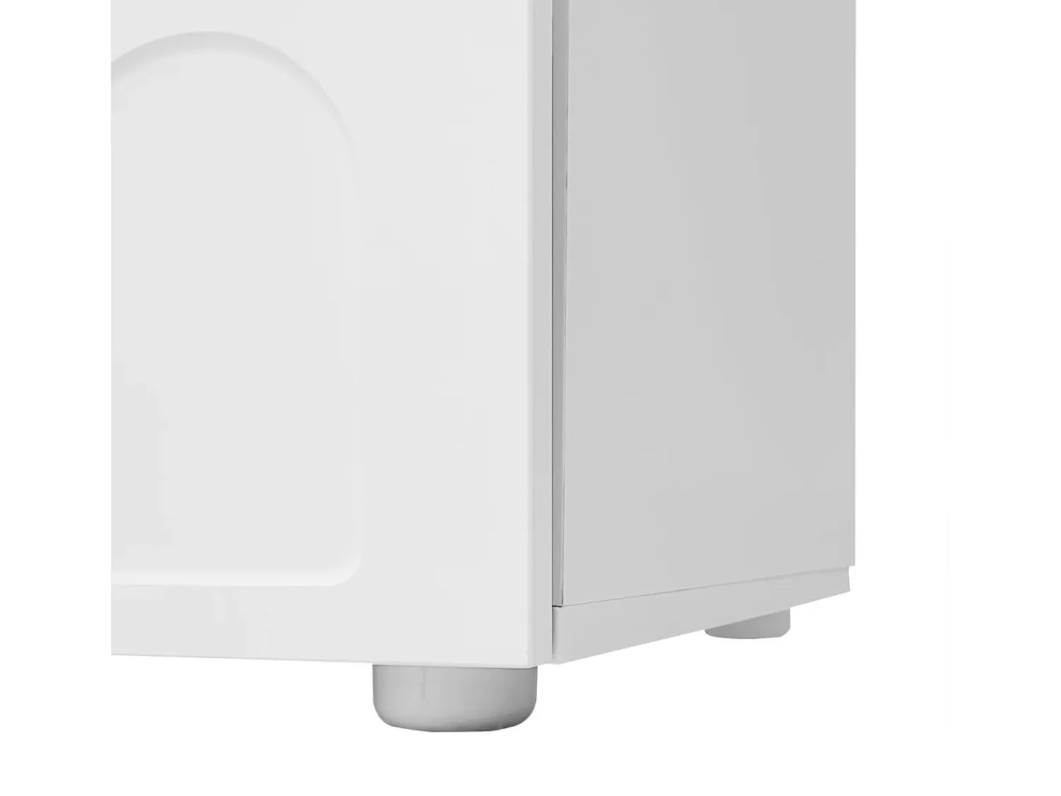Mesa De Centro| Mesa de centro 100x39,2x60cm, formato nuvem com gavetas e compartimentos de arrumação, aglomerado, Branco