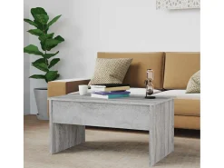 Mesa De Centro*vidaxl Mesa de centro 80x50,5x41,5cm madeira processada sonoma cinza Cinzento