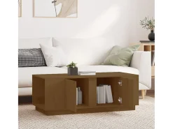 Online Mesa de centro 110x50x40cm madeira de pinho maciça mel PT868128 Castanho