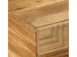 Mesa De Centro|vidaxl Mesa de centro 100x54x40cm madeira de mangueira maciça castanho Natural claro