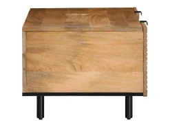 Mesa De Centro|vidaxl Mesa de centro 100x54x40cm madeira de mangueira maciça castanho Natural claro