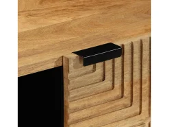 Mesa De Centro|vidaxl Mesa de centro 100x54x40cm madeira de mangueira maciça castanho Natural claro
