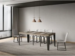 Discount ITAMOBY Mesa de consola extensível 90x40/196 cm Flame Small Premium cinza pomba Bege