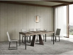 ITAMOBY Mesa de consola extensível 90x40/196 cm Diamante Small Premium cinza pomba^ Consola