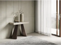 Consola|ITAMOBY Mesa de consola extensível 90x40/300 cm Diamante Premium cashmere Cinzento