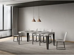 Consola|ITAMOBY Mesa de consola extensível 90x40/300 cm Flame cashmere Cinzento