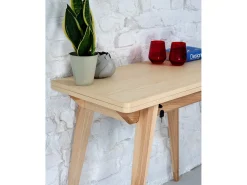 Sale Mesa de consola pequena extensível 45x90cm Envelope Carvalho Castanho