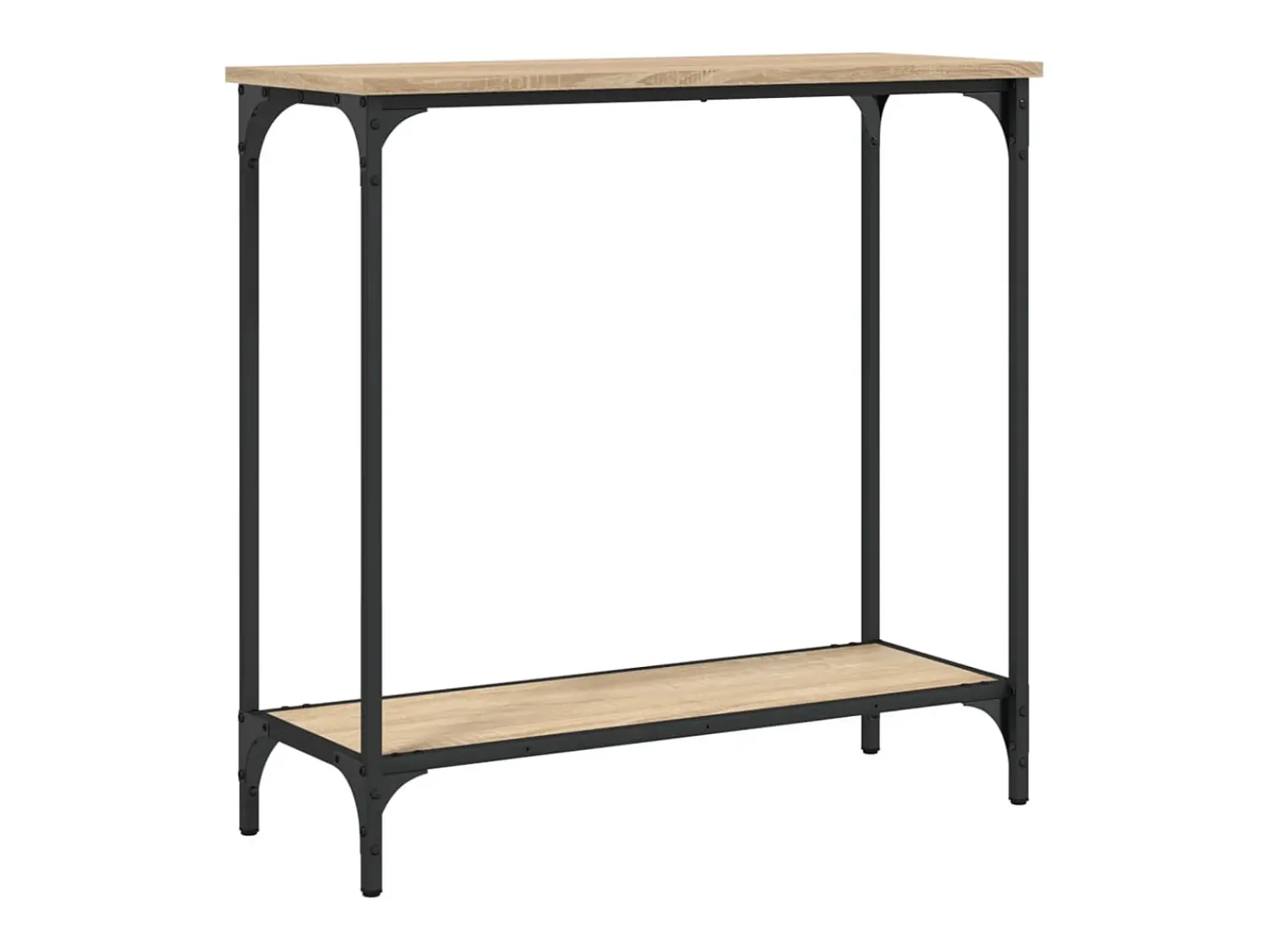 vidaxl Mesa de console Carvalho Sonoma 75x30,5x75 cm Madeira projetada^ Consola