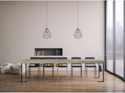 Sale ITAMOBY Mesa de console extensível 90x40/300 cm Tecno Premium cashmere Cinzento