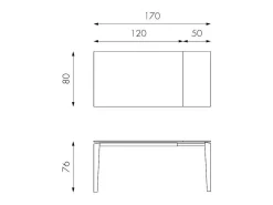 Mesa De Centro* Mesa extensível de 120cm a 170cm moderno Tampo Cerâmico em Vidro Temperado Portoro Amarelo