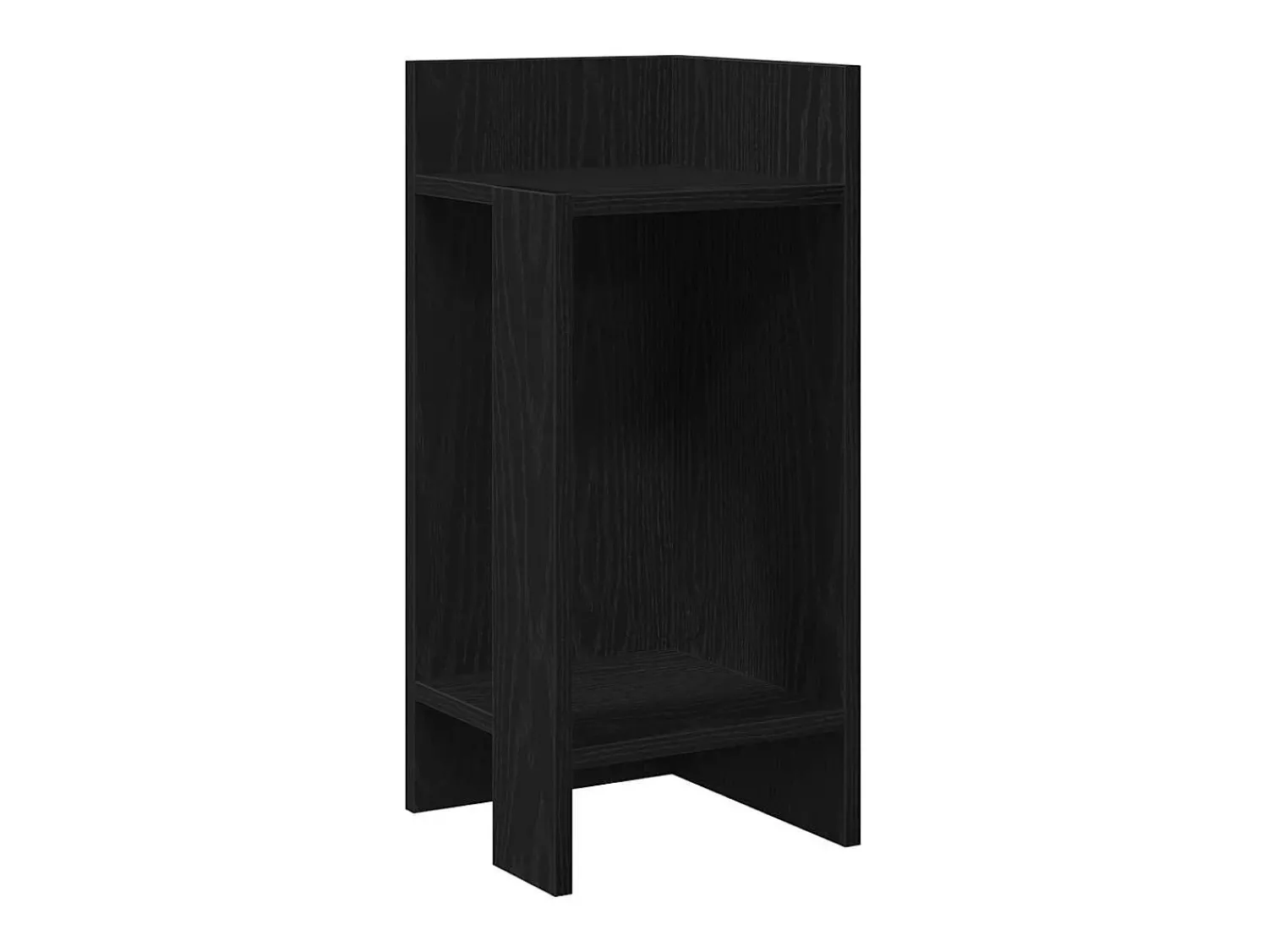 Mesa De Apoio|vidaxl Mesa lateral com prateleira 110x50x103 cm Preto