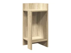 Online vidaxl Mesa lateral com prateleira 110x50x103 cm carvalho sonoma Natural claro