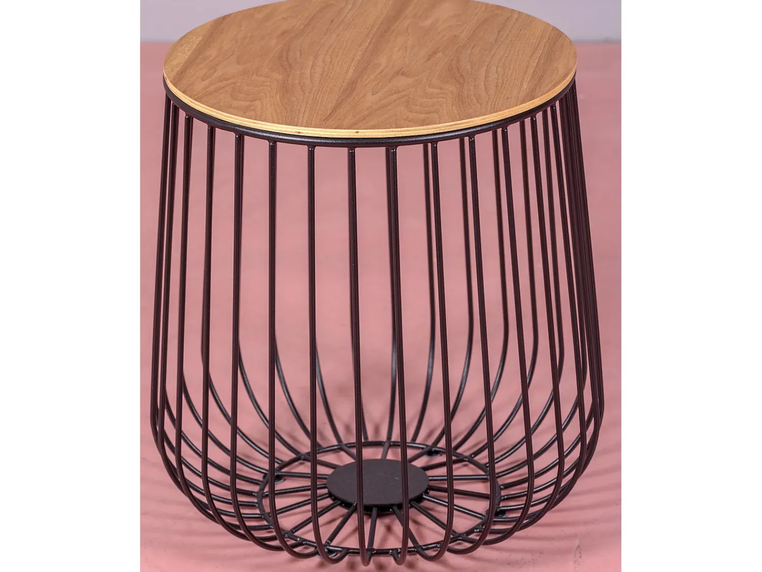 Best Nest Dream Mesa lateral em madeira de freixo e aço lacado - Zurique - Preto