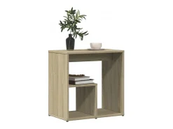 Mesa De Apoio|vidaxl Mesas apoio 2 pcs 50x30x50 cm derivados madeira carvalho sonoma Natural claro