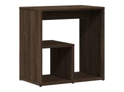 Mesa De Apoio* Mesas apoio 2pcs 50x30x50cm derivados madeira carvalho PT720633 Castanho